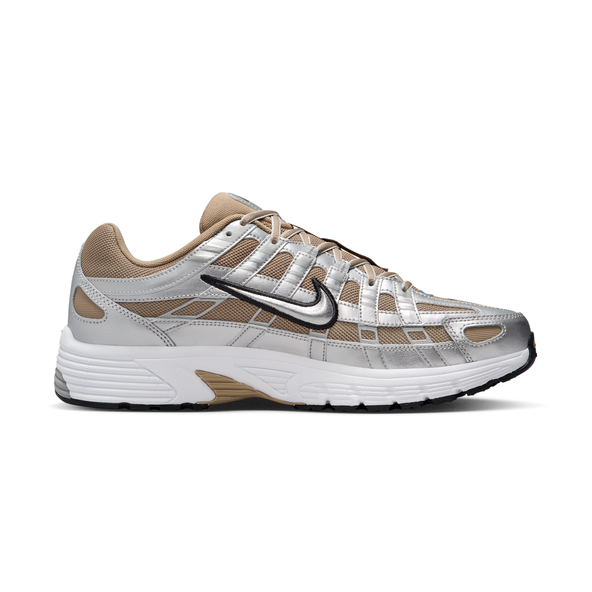 Nike P-6000 Khaki Metallic Silver
