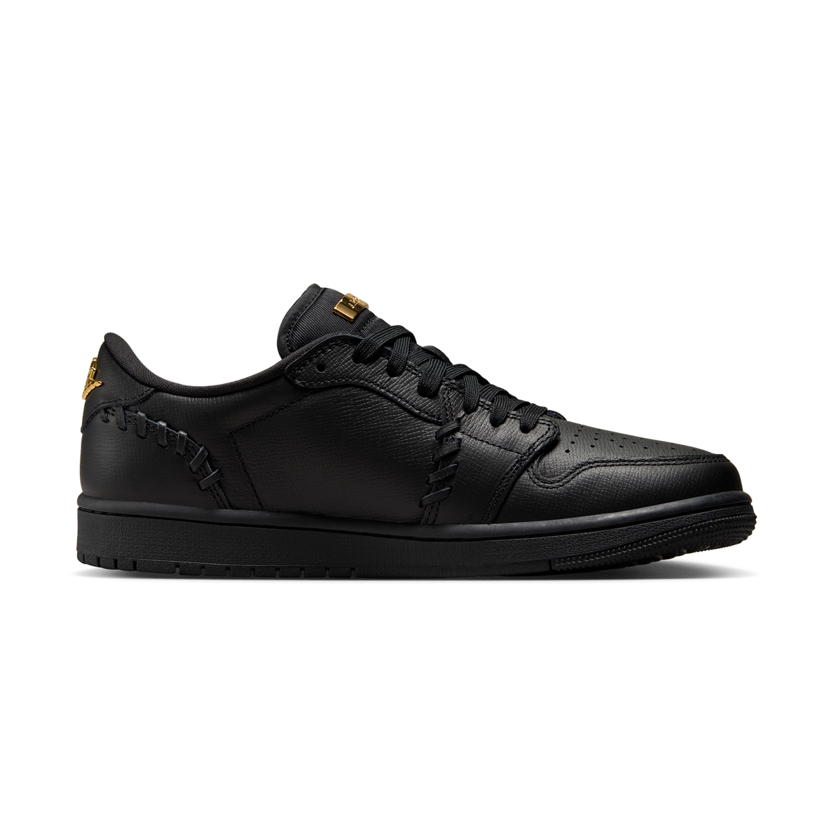 Jordan 1 Low Method of Make Black Metallic Gold (Women's)