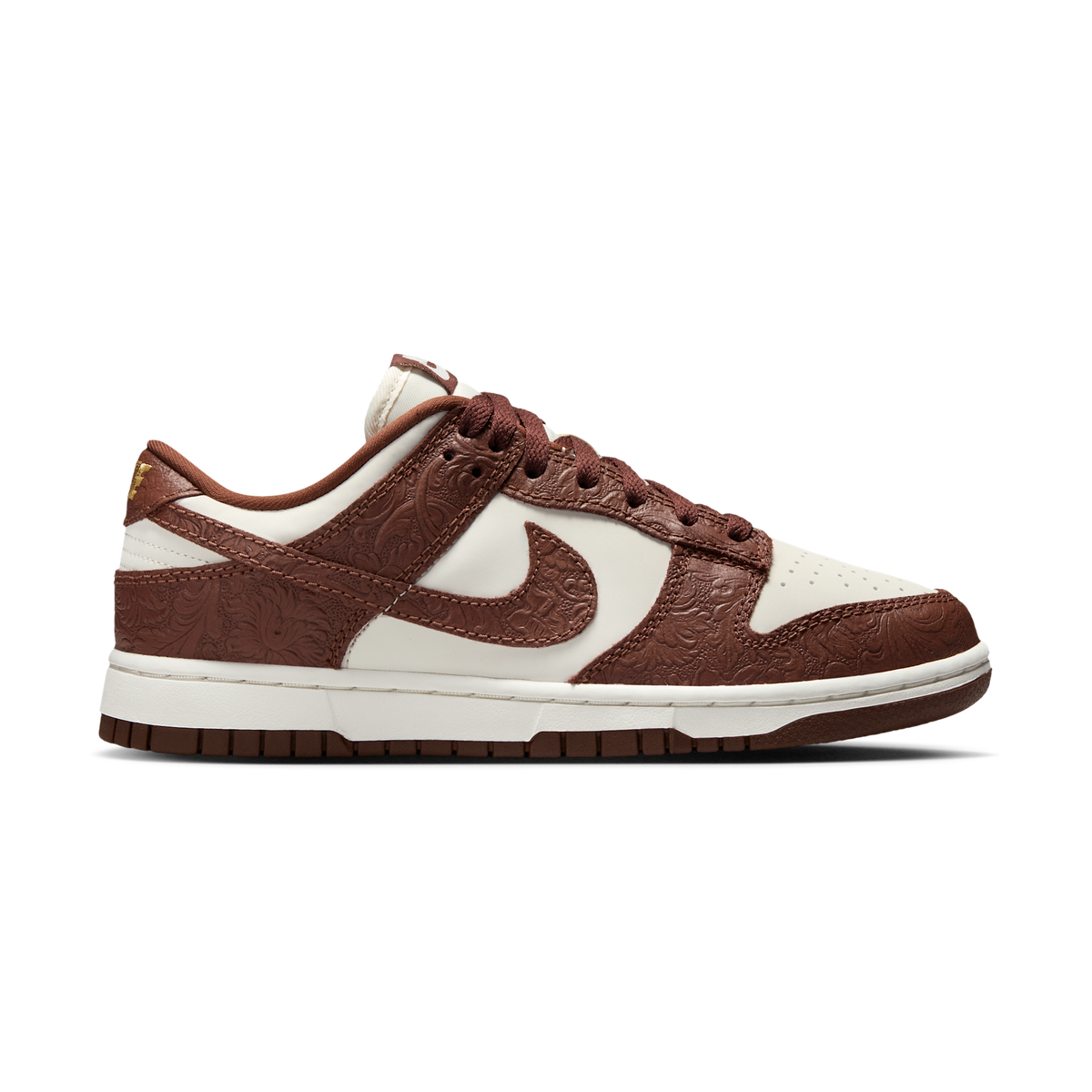 Nike Dunk Low Embossed Baroque Sail Fauna Brown (Women's) | IF3944-100
