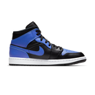 Jordan 1 Mid Hyper Royal Tumbled Leather