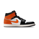 Jordan 1 Mid Black Toe Starfish