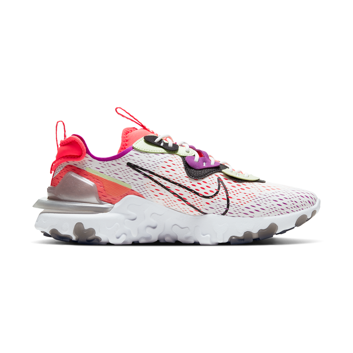 Nike React Vision Barely Volt Laser Crimson