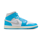 Jordan 1 Mid Dark Powder Blue White Sail Neutral Grey (Women's)