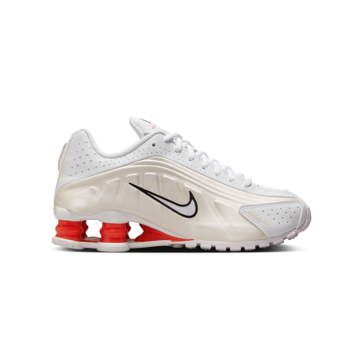 Nike Shox R4 White Phantom Picante Red (GS)