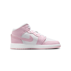 Jordan 1 Mid Pink Foam Fire Red (GS)