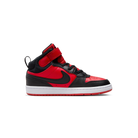 Nike Court Borough Mid 2 Black University Red (PS)