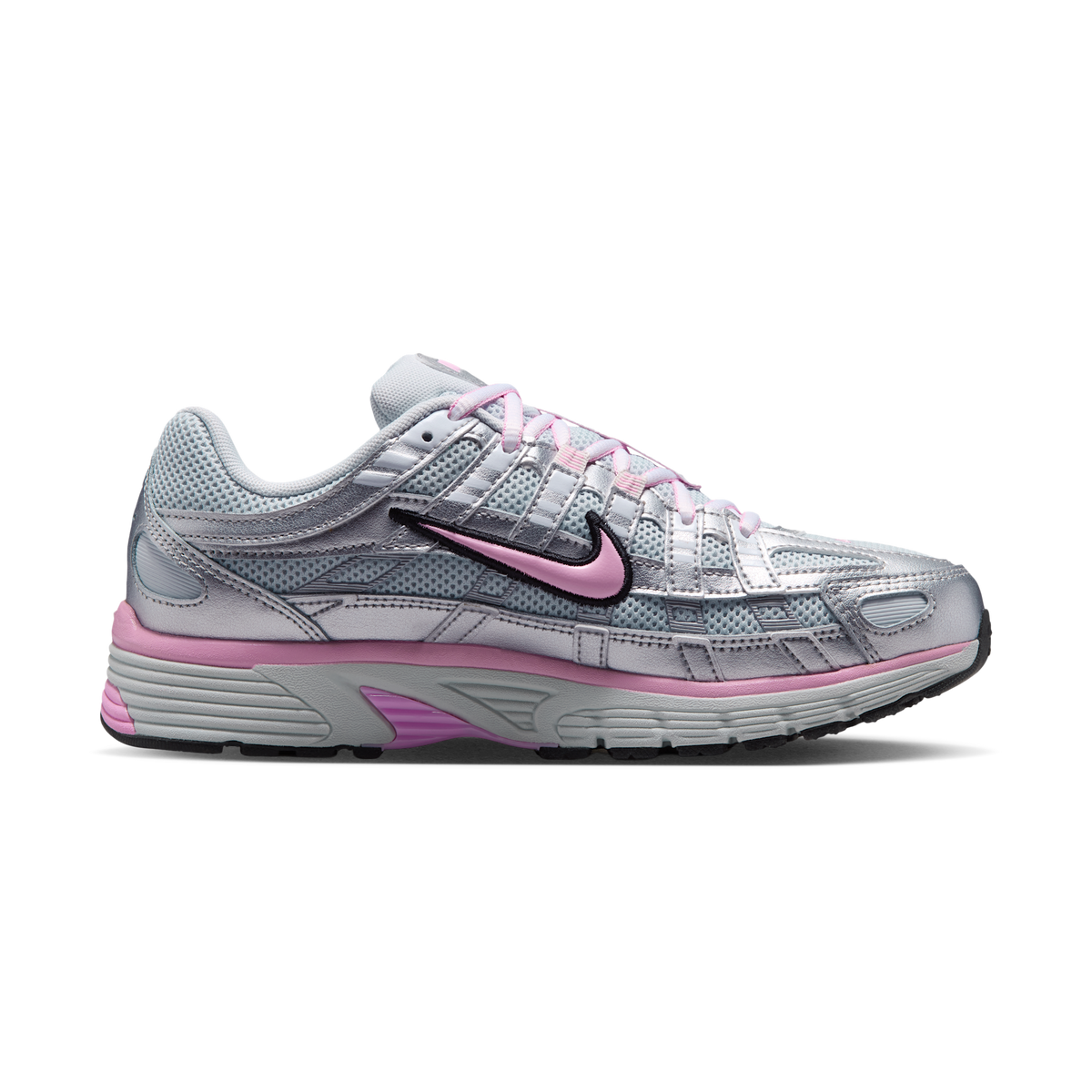 Nike P-6000 Pure Platinum Metallic Silver Black Pink (Women's)