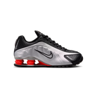 Nike Shox R4 Metallic Silver Black Picante Red (GS)