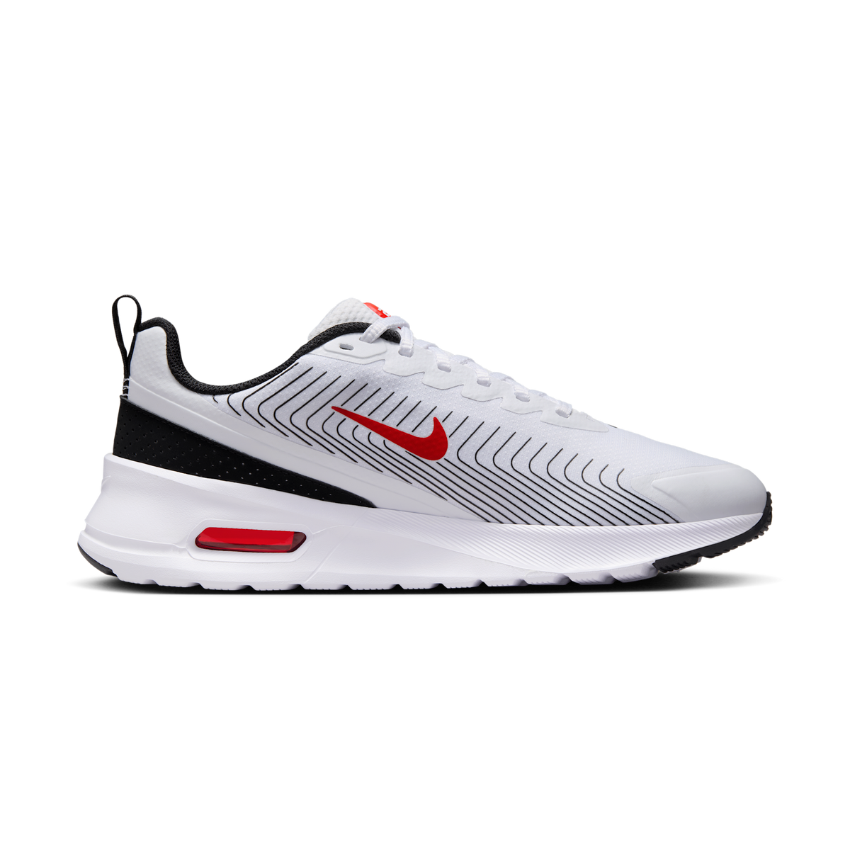 Nike Air Max Nuaxis White Black University Red | FD4329-104