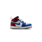 Jordan 1 Mid True Blue Varsity Red (TD)