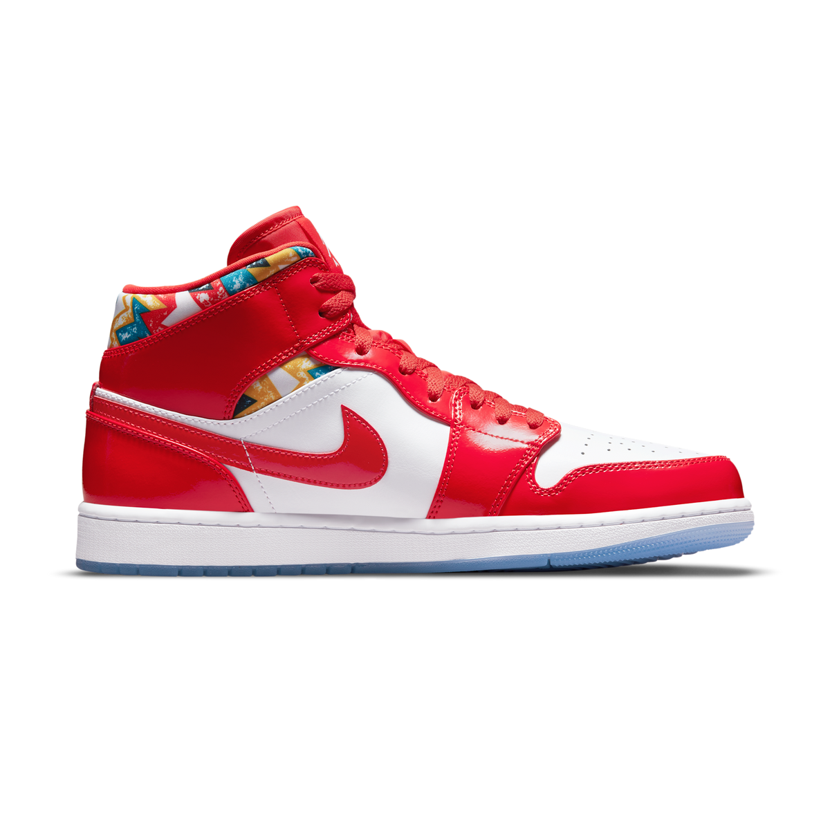 Jordan 1 Mid Barcelona Sweater Red Patent