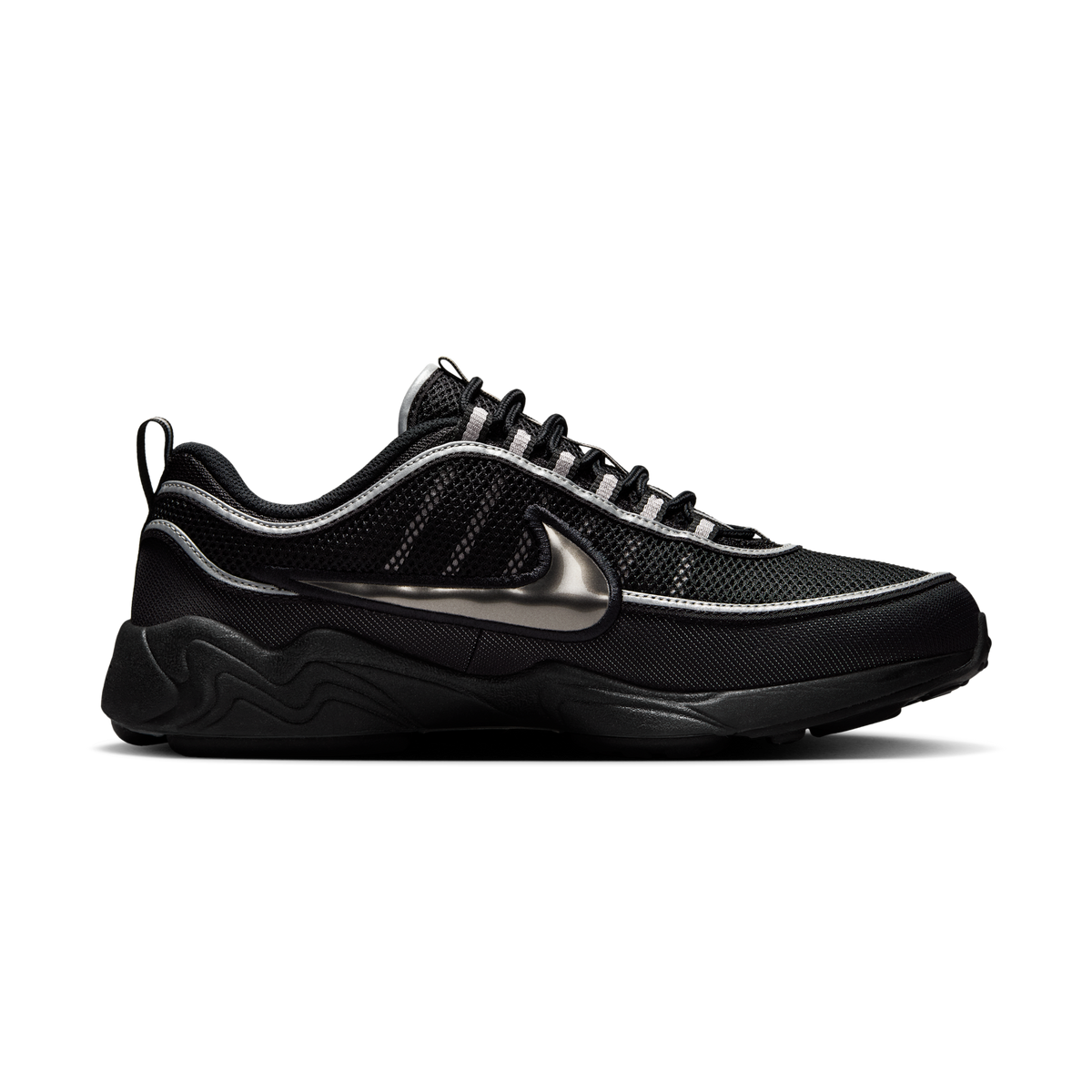Nike Air Zoom Spiridon Black Metallic Silver