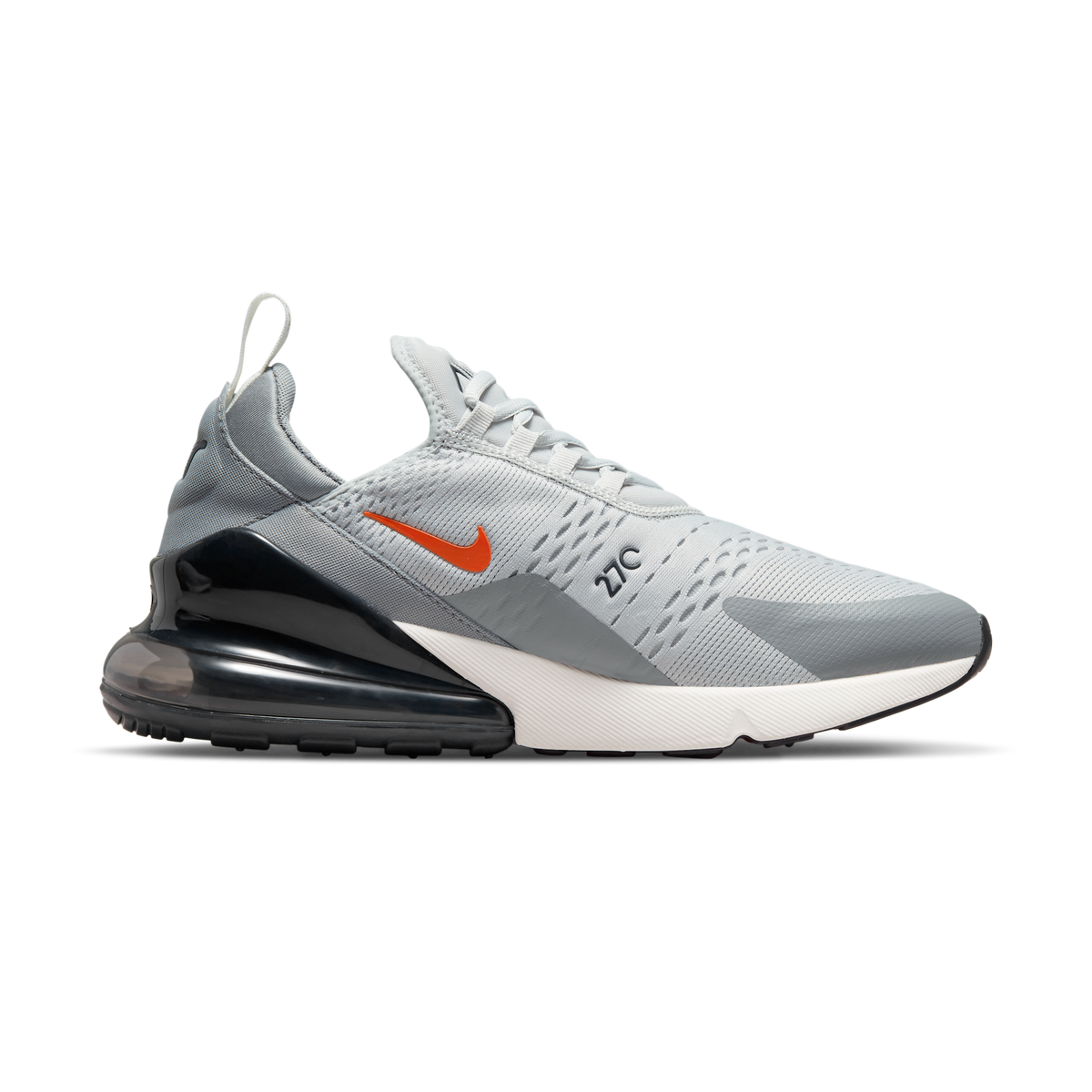 Nike Air Max 270 Grey Fog Team Orange Sail