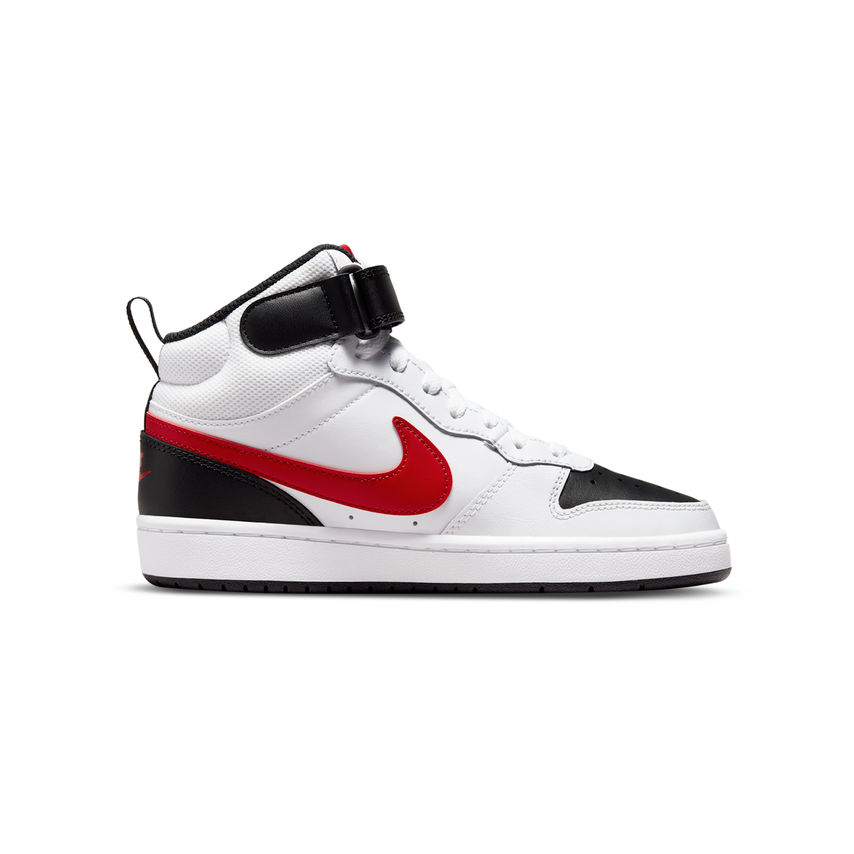 Nike Court Borough Mid 2 White University Red (GS)