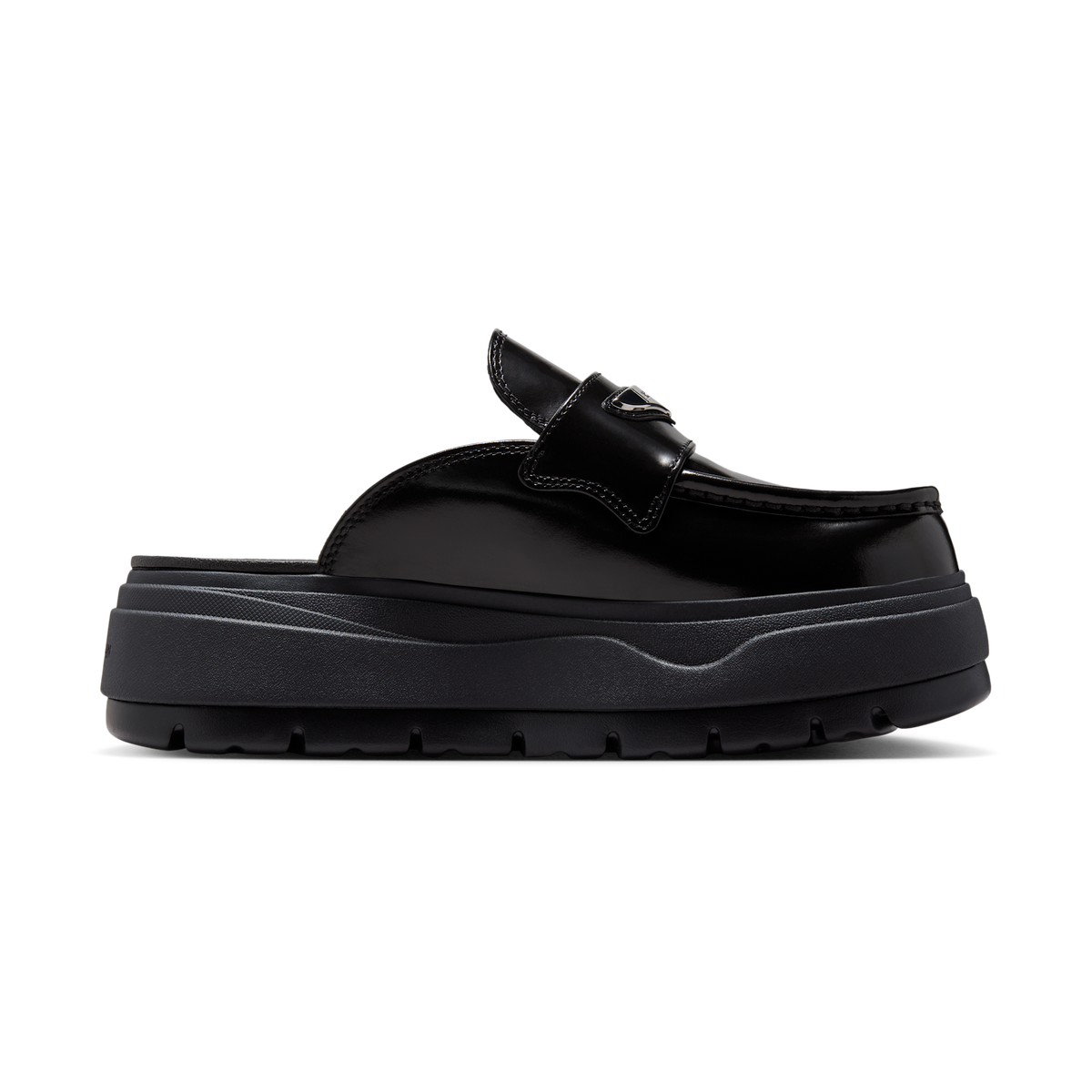 Jordan Mule Black Metallic Silver (Women's)