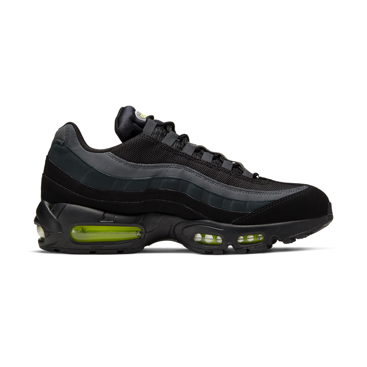 Nike Air Max 95 Retro Logo Black Grey Volt
