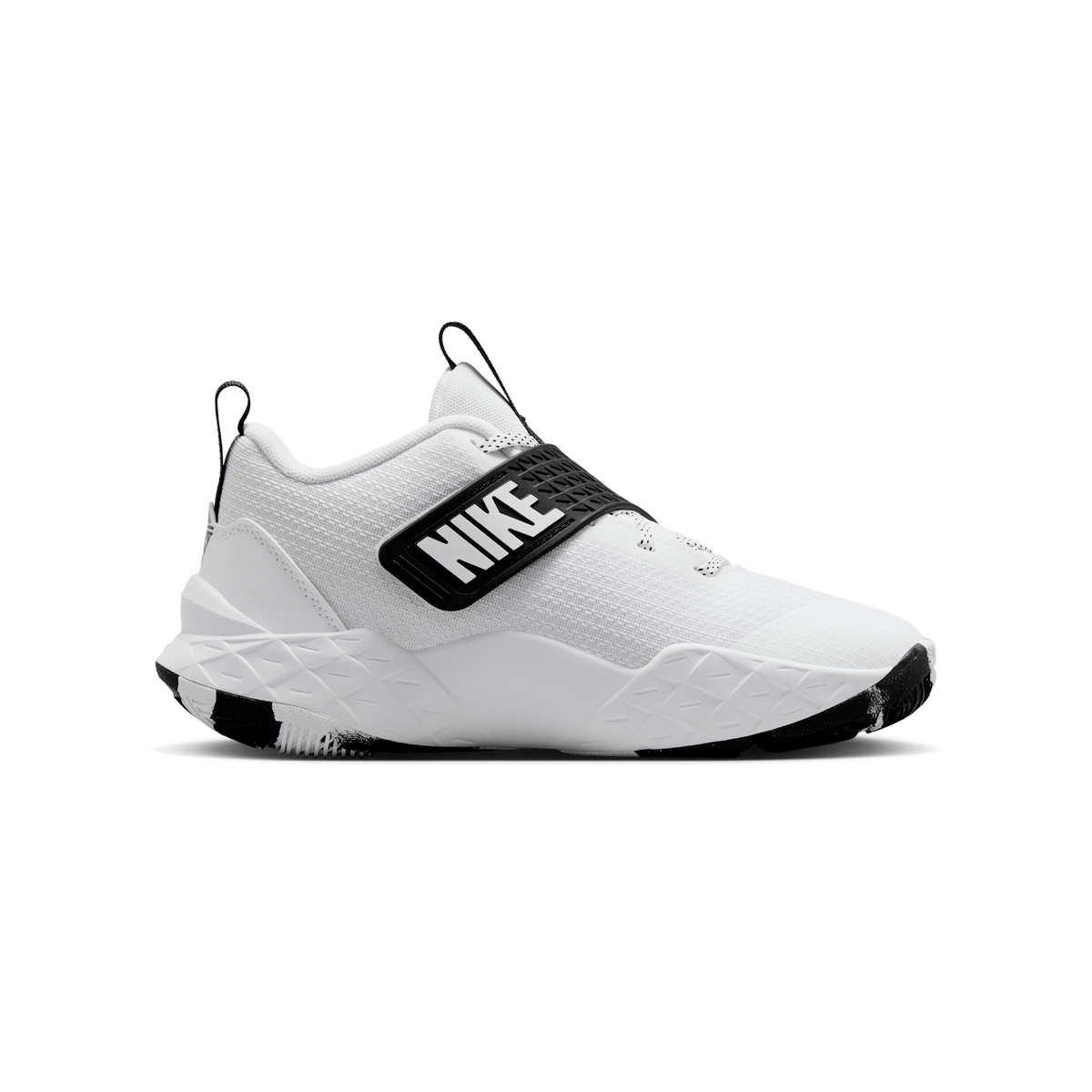 Nike Team Hustle D 12 White Black (GS)