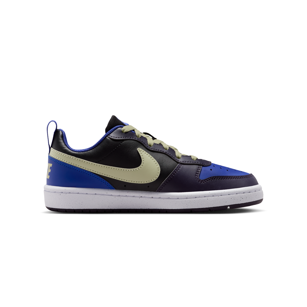 Nike Court Borough Low Recraft Black Cave Purple Olive Aura (GS) | DV5456-011