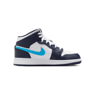 Jordan 1 Mid Obsidian Dark Powder Blue (GS)