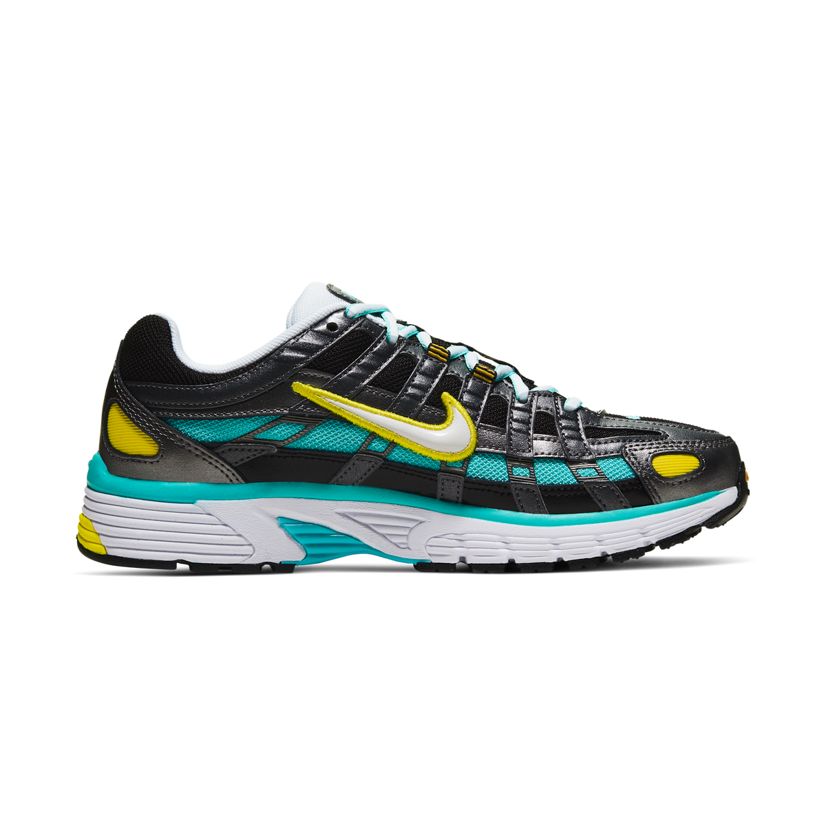 Nike P-6000 Black Teal Yellow (Women's)