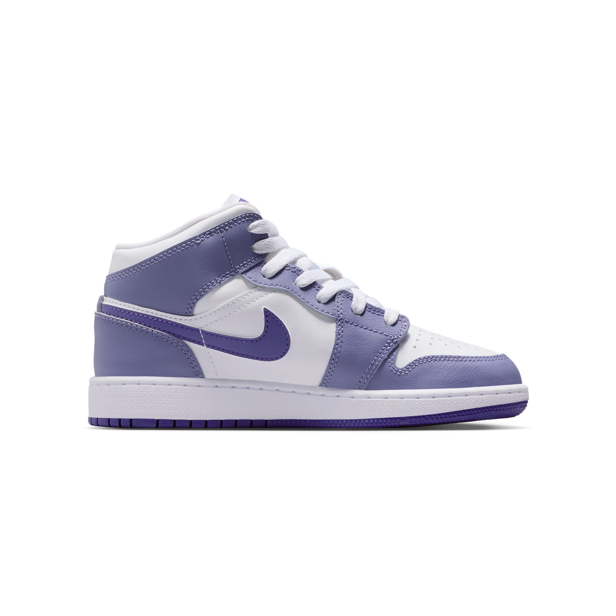 Jordan 1 Mid Dusty Amethyst White Court Purple (GS)
