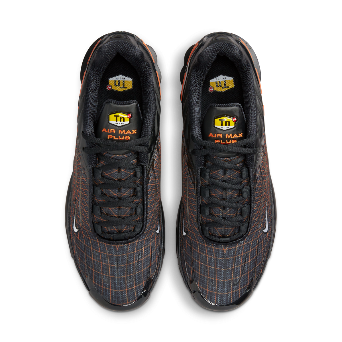 Nike Air Max Plus 3 Black Orange Spirograph | FB3352-001