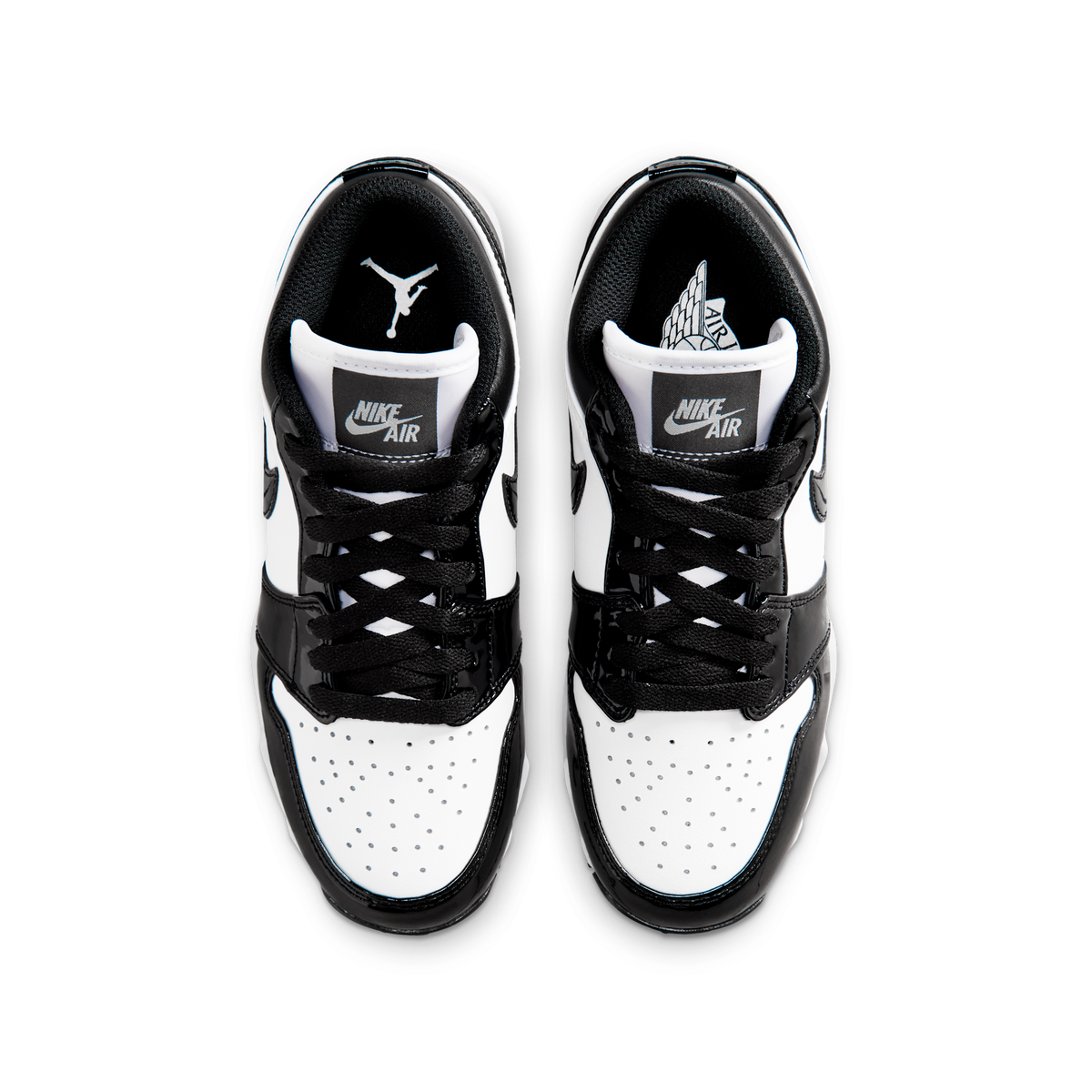 Jordan 1 Low Cleat Patent Panda (GS)