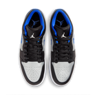Jordan 1 Low Black Game Royal Metallic Platinum