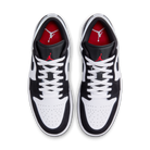 Jordan 1 Low SE White Fire Red Black Matte Silver