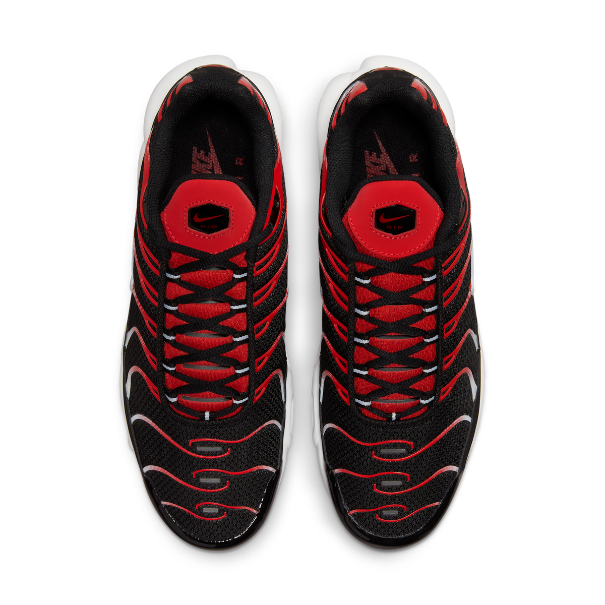 Nike Air Max Plus Black White University Red | DM0032-004