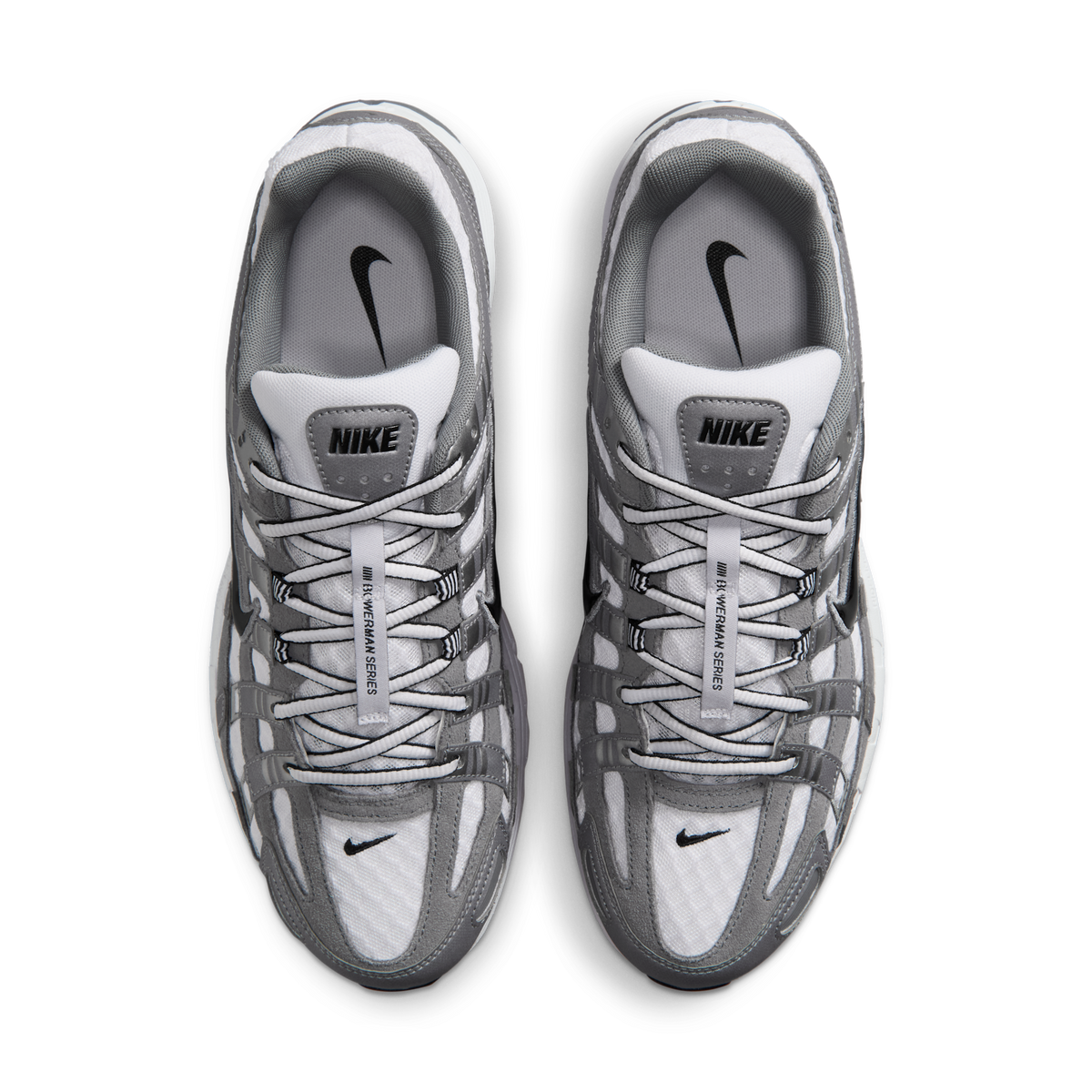 Nike P-6000 White Metallic Cool Grey Black