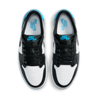 Jordan 1 Retro Low OG Black Dark Powder Blue (Women's)