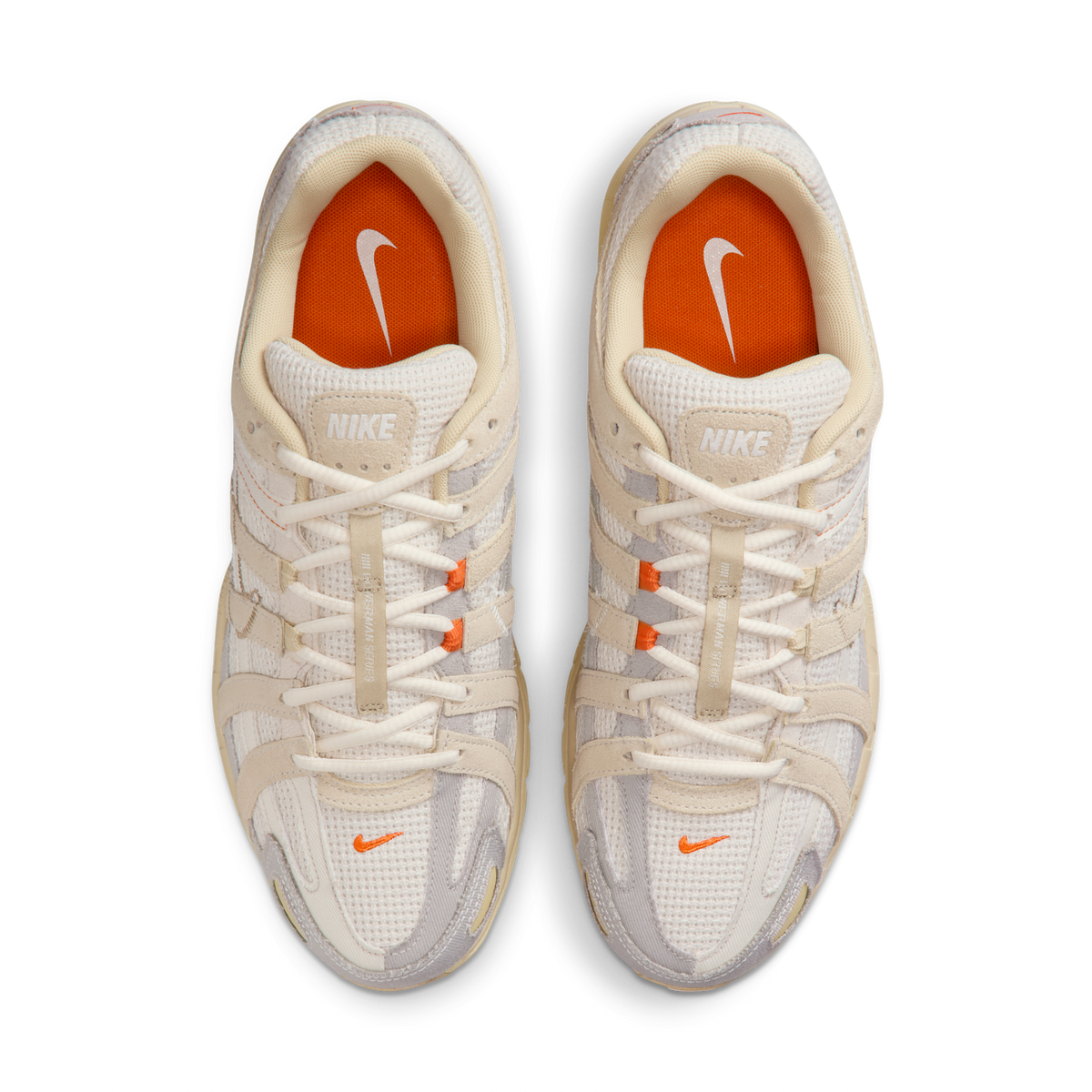Nike P-6000 College Grey Khaki Safety Orange