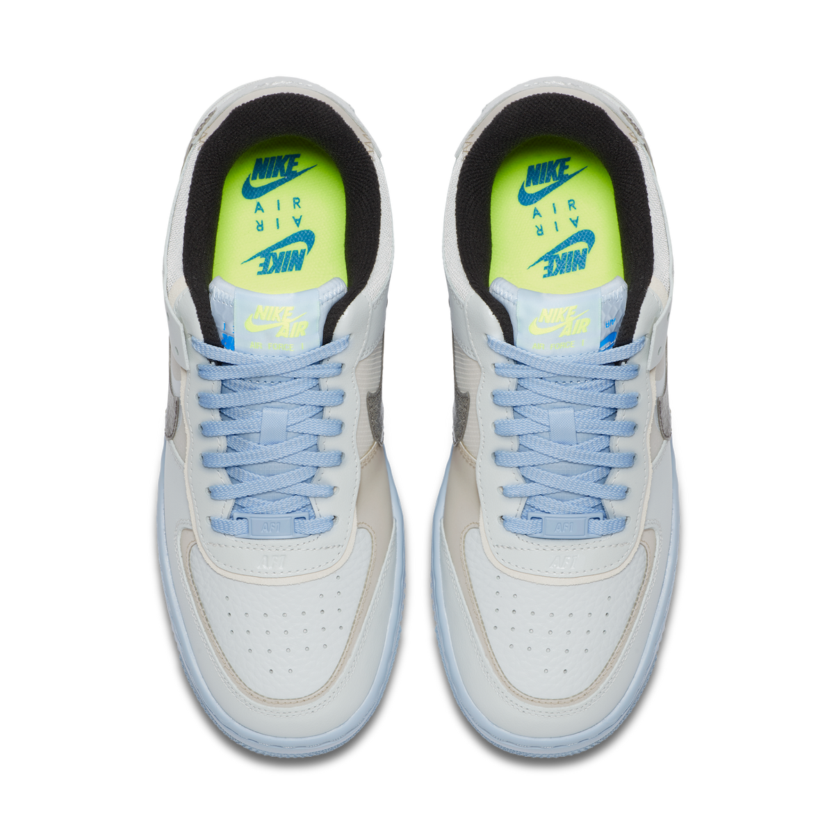 Nike Air Force 1 Low Shadow Pure Platinum Snakeskin Blue (Women's)
