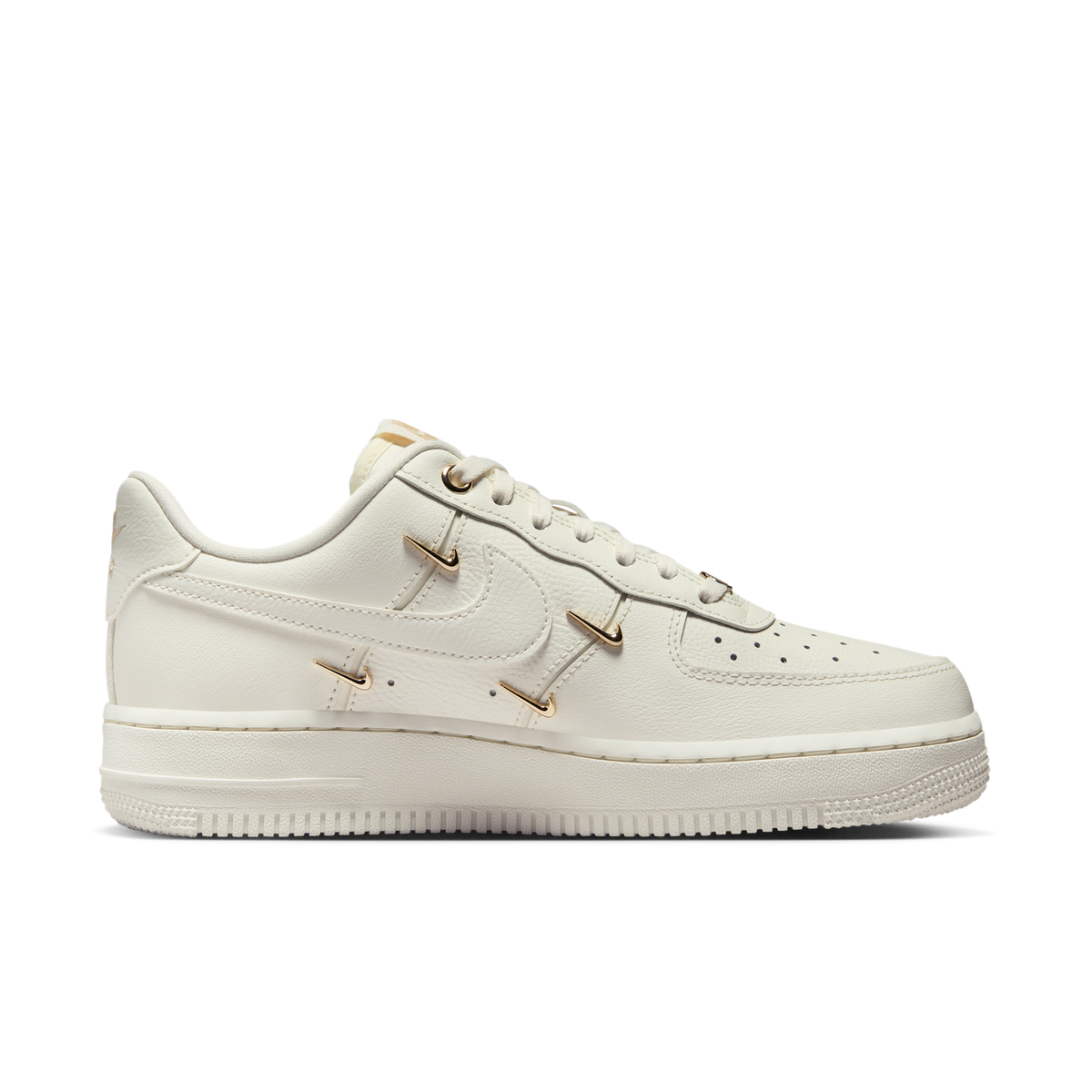 Nike Air Force 1 '07 LX CN Sail Gold Mini Swooshes (Women's)