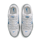 Nike P-6000 White Metallic Silver Blue