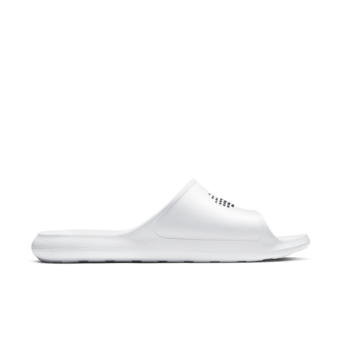 Nike Victori One Shower Slide White Polka Dot Swoosh | CZ5478-100