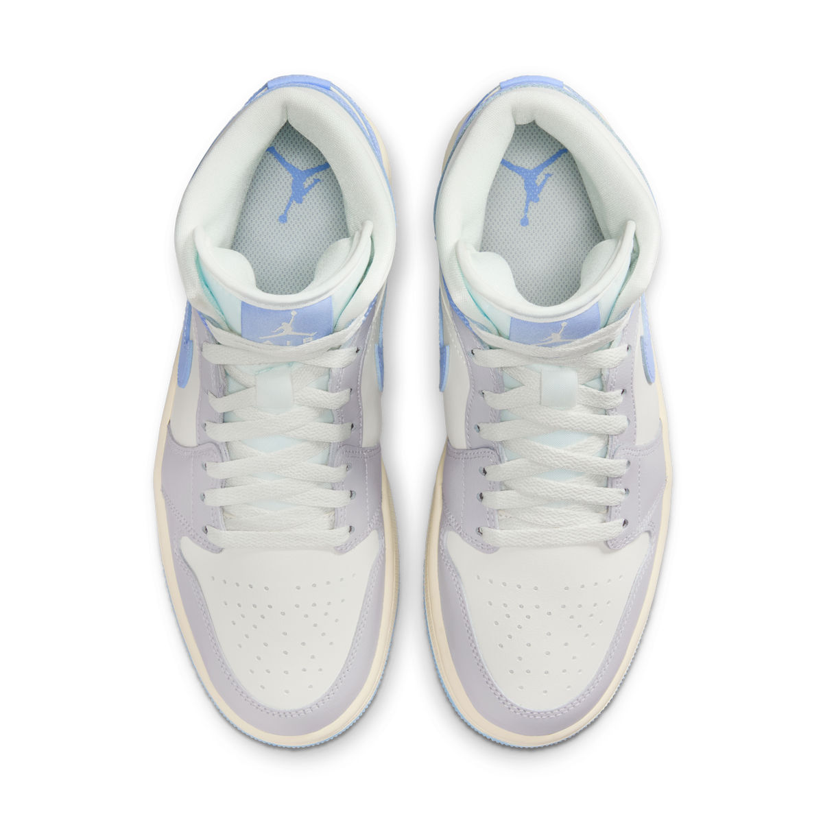 Jordan 1 Mid Psychic Blue Sail Coconut Milk (Women's)