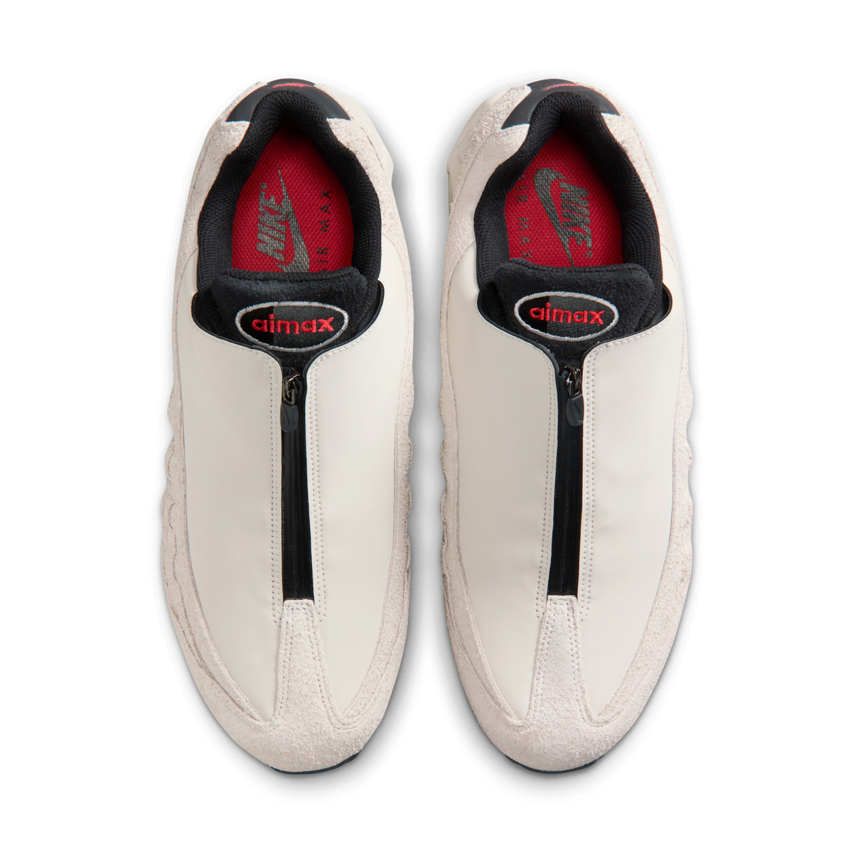 Nike Air Max 95 Big Bubble Phantom Light Crimson Smoke Grey Black