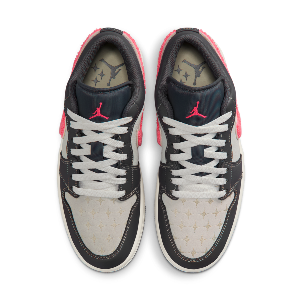 Jordan 1 Low Light Graphite Hot Punch (Women's)