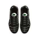 Nike Air Max Plus Black Green Strike Metallic Silver (GS)