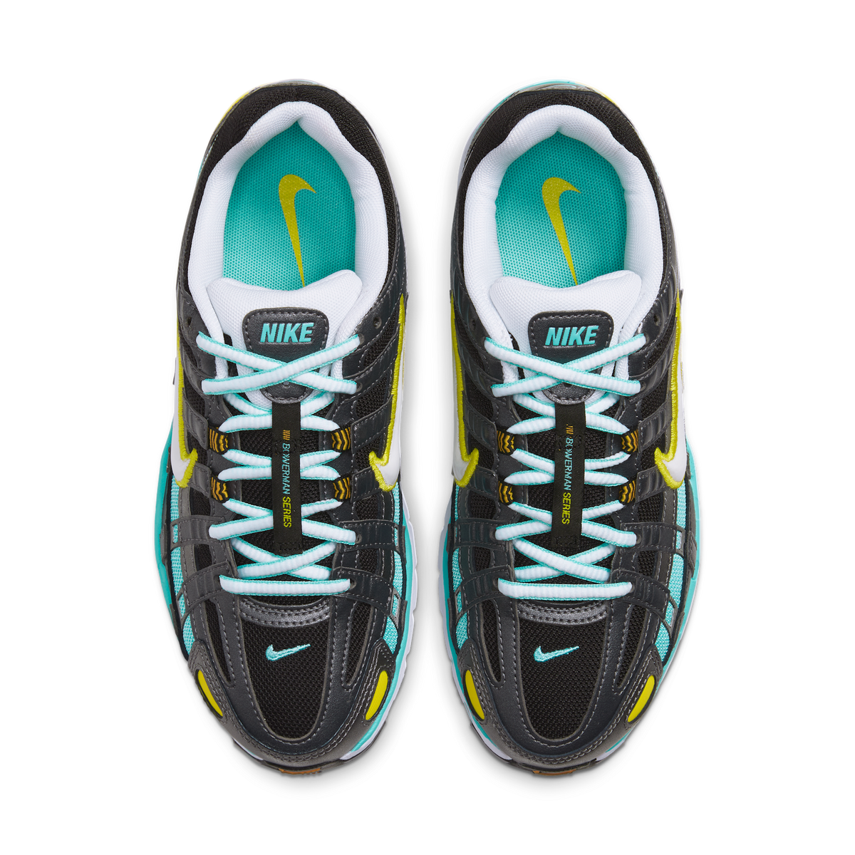 Nike P-6000 Black Teal Yellow (Women's)