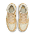 Jordan 1 Mid SE Pale Vanilla Metallic Gold (Women's)