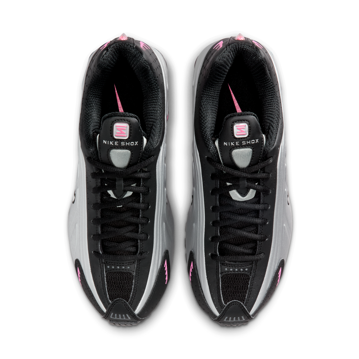 Nike Shox R4 Black Metallic Silver Pinksicle (Women's) | AR3565-012