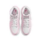 Jordan 1 Mid Pink Foam Fire Red (GS)
