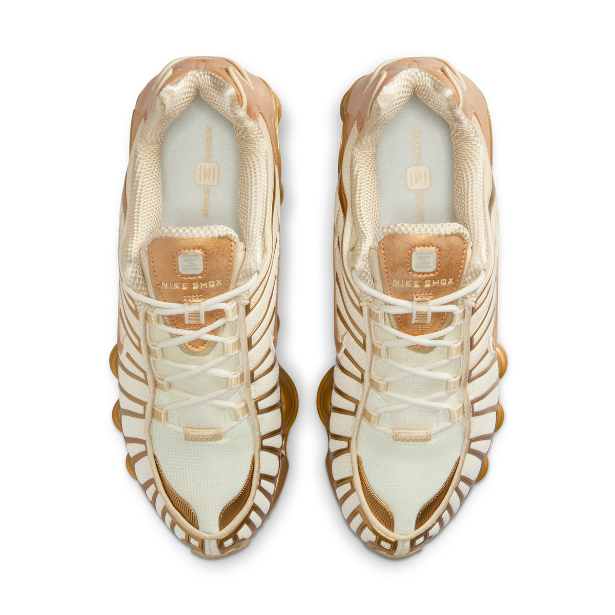 Nike Shox TL Coconut Milk Metallic Gold Copper (Women's) | IM7189-113