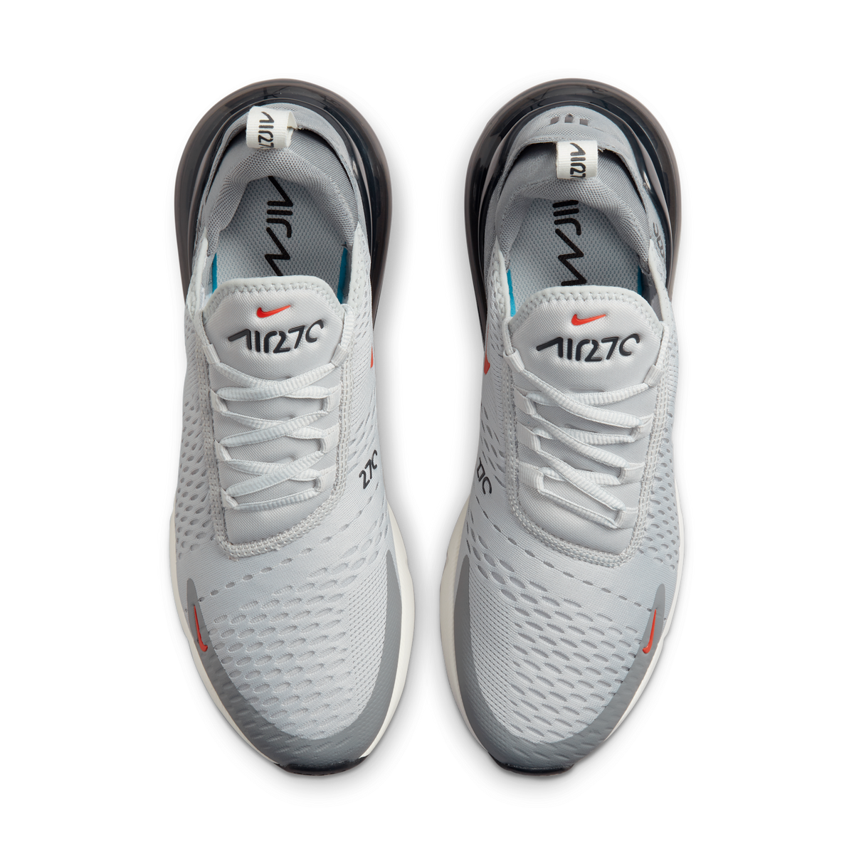Nike Air Max 270 Grey Fog Team Orange Sail