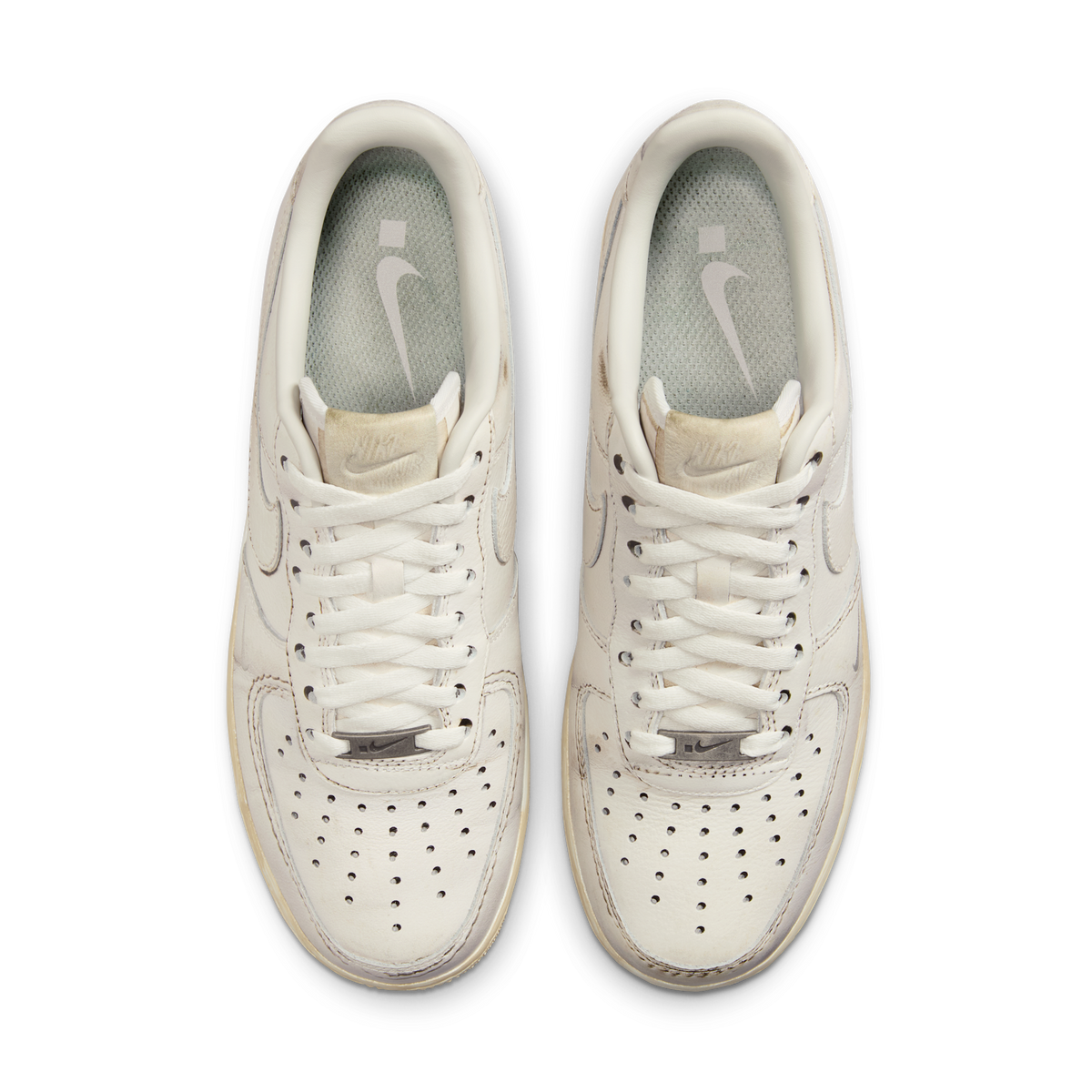 Nike Air Force 1 Low .SWOOSH Dirty Triple White