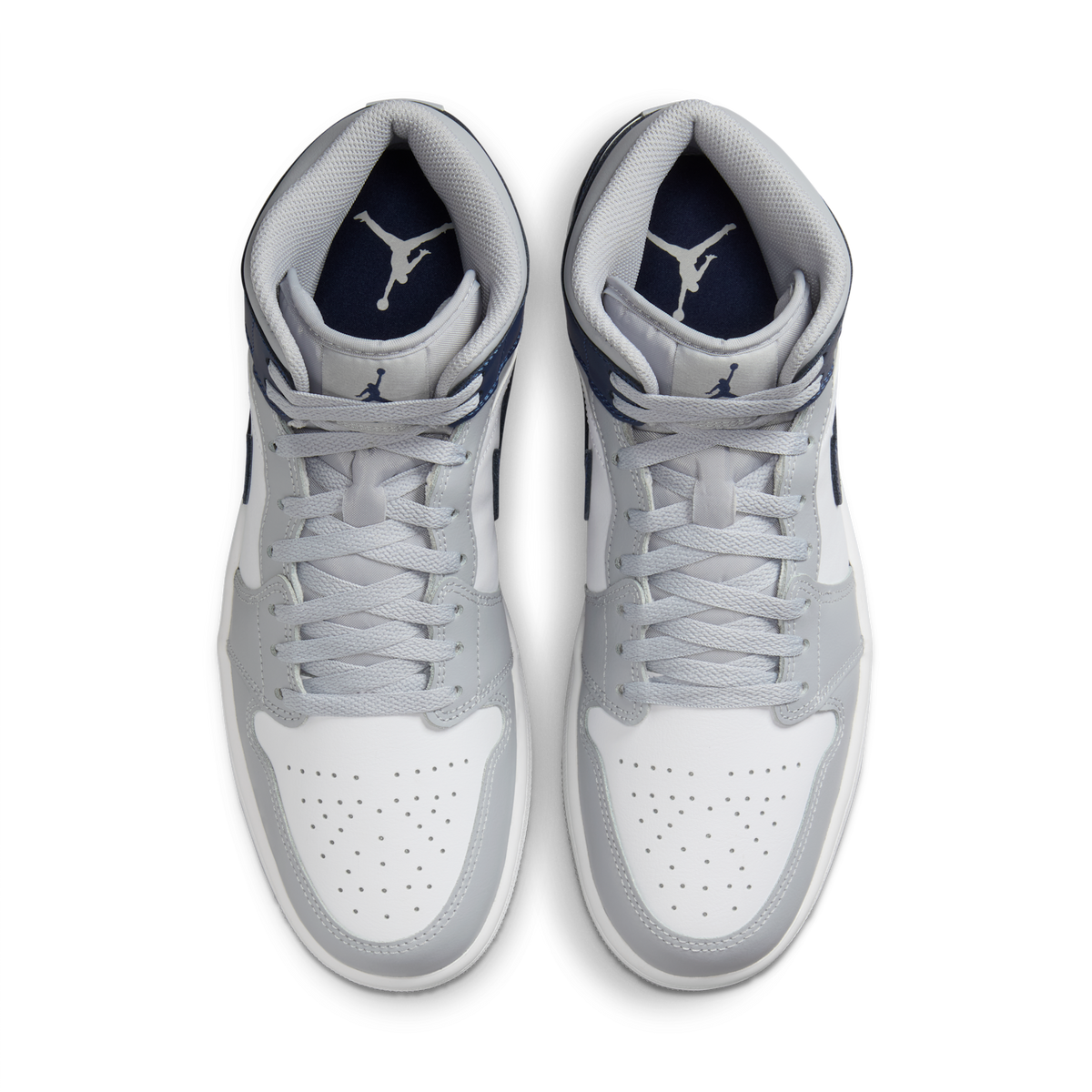 Jordan 1 Mid Wolf Grey Midnight Navy