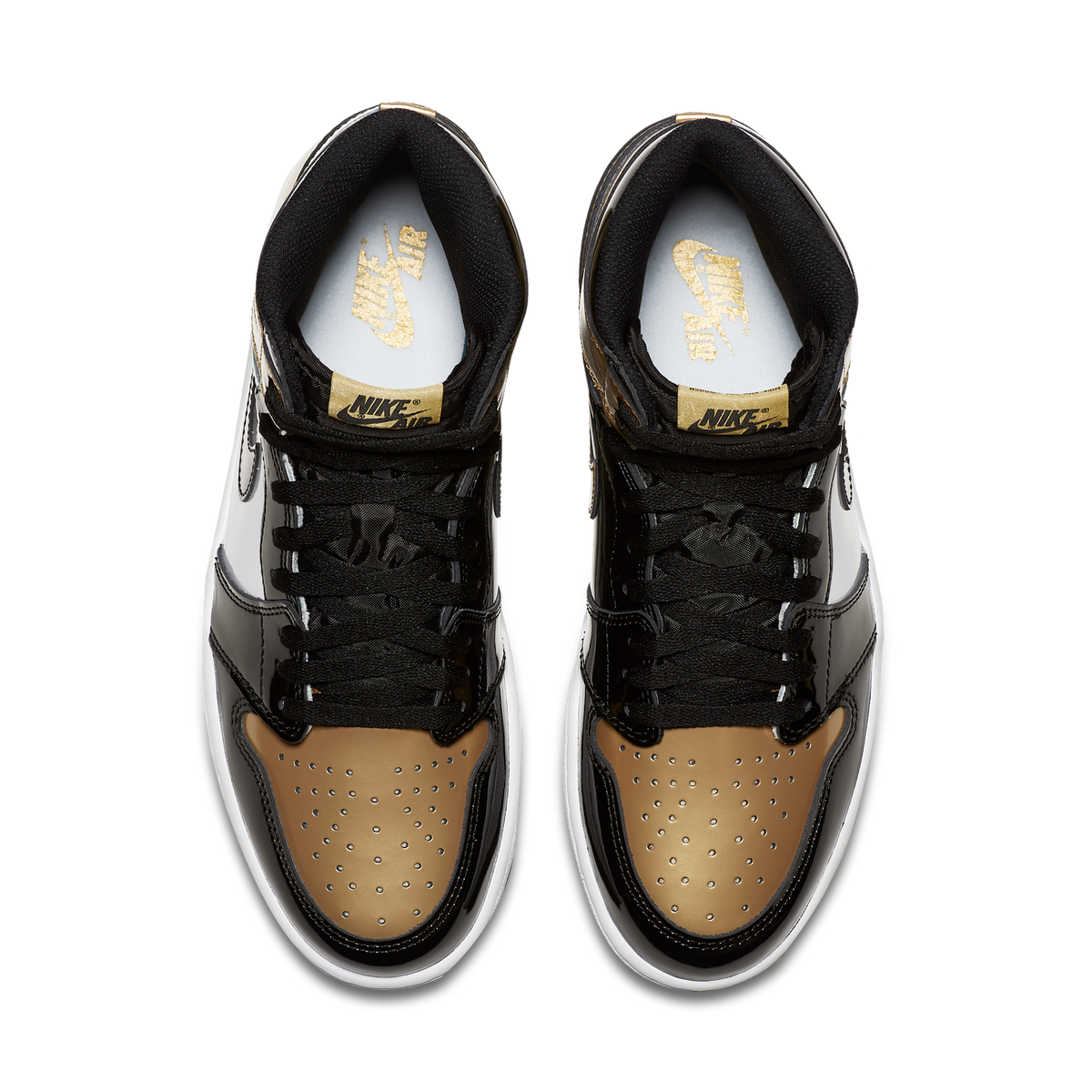 Jordan 1 Retro High NRG Patent Gold Toe